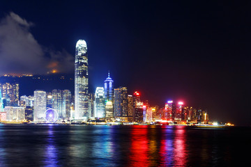 Obraz premium panorama of skyscrapers and a river