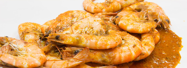 fresh delicious shrimp