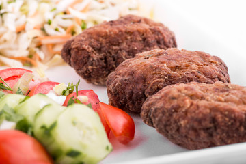 fried meatballs - macro