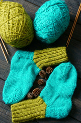 socks, stockings, winter, knit, handmade