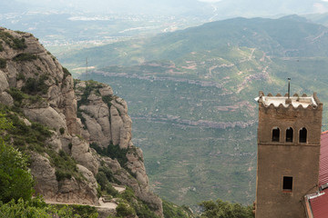 Fototapeta na wymiar The View from Montserrat