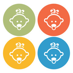 Obraz premium Baby icon