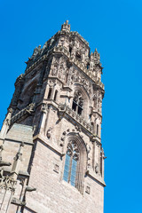 Fototapeta premium Cathedrale Notre-Dame in Rodez, France