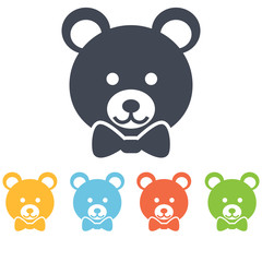 Toy bear icon