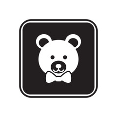 Toy bear icon