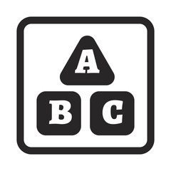 ABC for baby icon