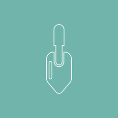 Garden shovel icon