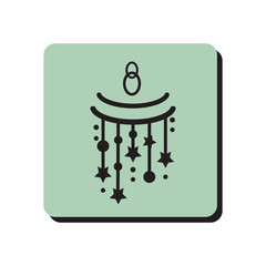 Baby toy icon