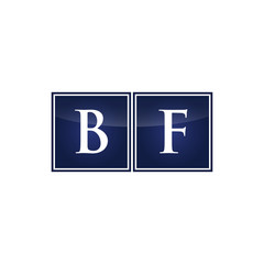 Letter Initial Logo BF