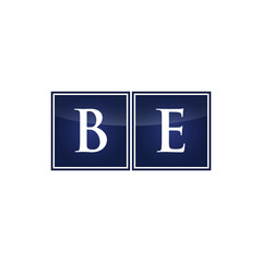 Letter Initial Logo BE