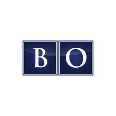 Letter Initial Logo BO