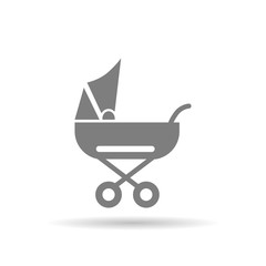 Fototapeta na wymiar Baby stroller icon