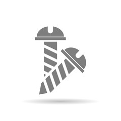 A pair of screws icon