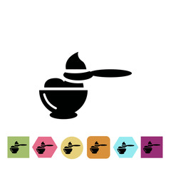 Baby food icon