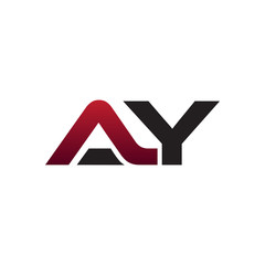 Letter Initial Logotype AY