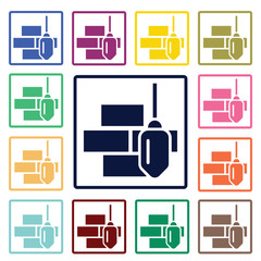 Construction plummet icon