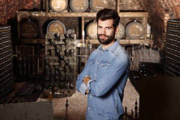 Young winemaker