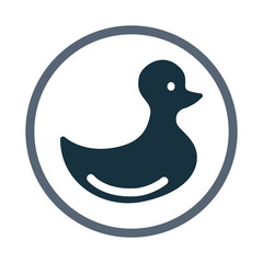 Toy duck icon