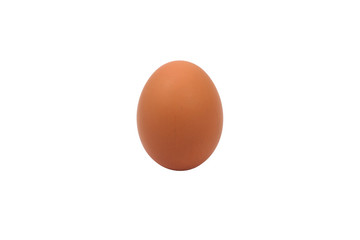 Eggs look beautiful on a white background.