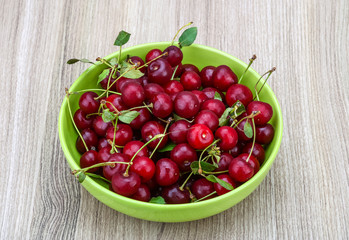 Cherry in the bowl