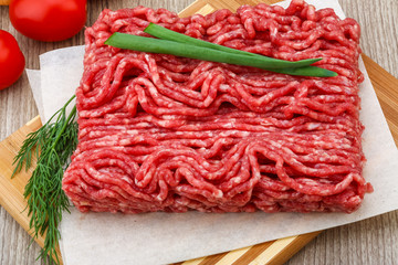 Raw minced meat