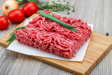 Raw minced meat