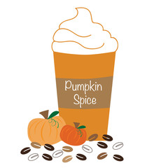 Pumpkin Spice Whipped Latte