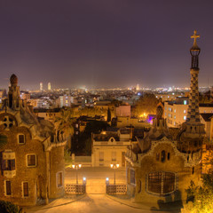 Fototapeta premium Barcellona dal Park Guell