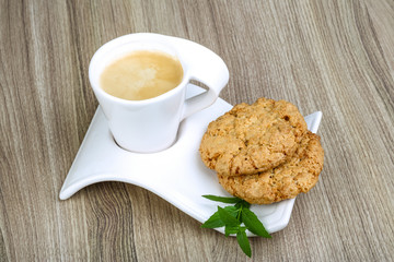 Coffee with pastry