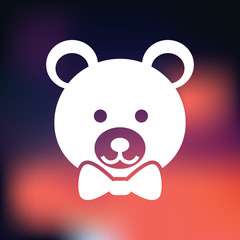 Toy bear icon