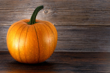 Nature background made of autumn fruit on wooden table