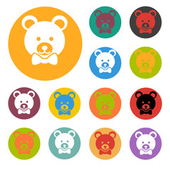 Toy bear icon