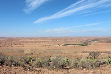 Small desert in Morocco, Arfica.
