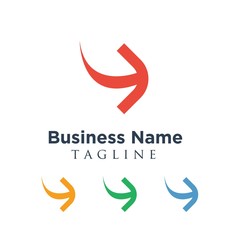 Arrow vector logo icon