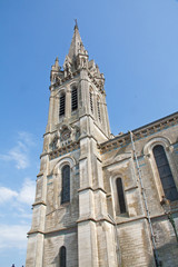 Fototapeta na wymiar Eglise saint Etienne, Briare, Loiret, Pays de Loire, France 