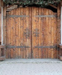 Old wooden gate