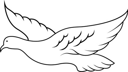 Peace dove illustration