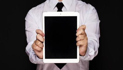 Tabletcomputer in the hands