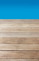 Fototapeta premium Pool, swimming, deck.