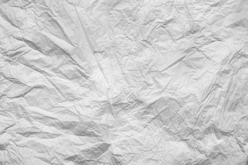 Crumpled white sheet