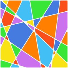 Colorful Geometric triangle Background. Vector