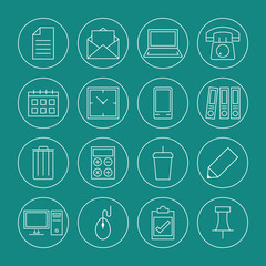 office icons set