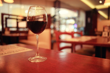 Italian restaurant serving table background