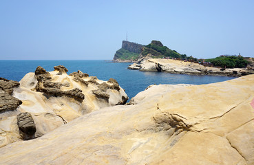 geography features in Yehliu Geopark