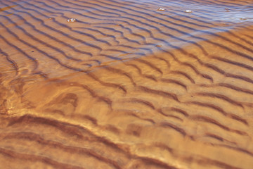 Sea sand texture wave pattern