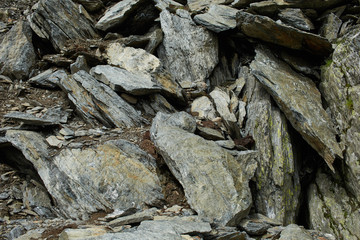 Mountain rocks