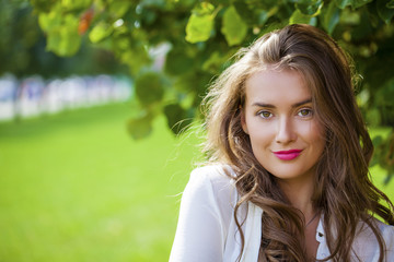 Fototapeta premium Portrait of young blonde woman