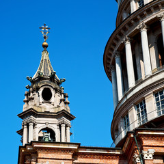 column old architecture in italy europe milan religion       and