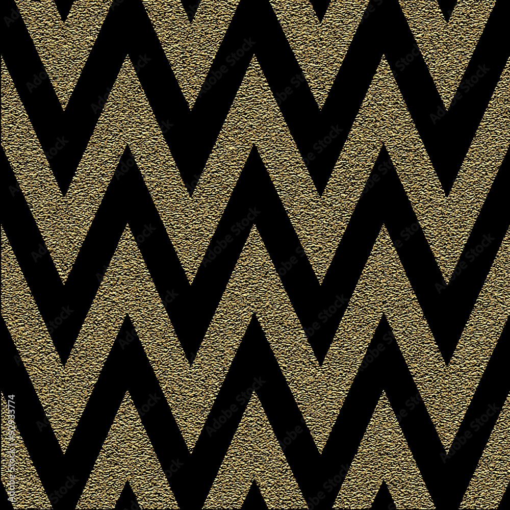 Poster Pattern in zigzag. 