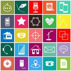 Colorful vector icons